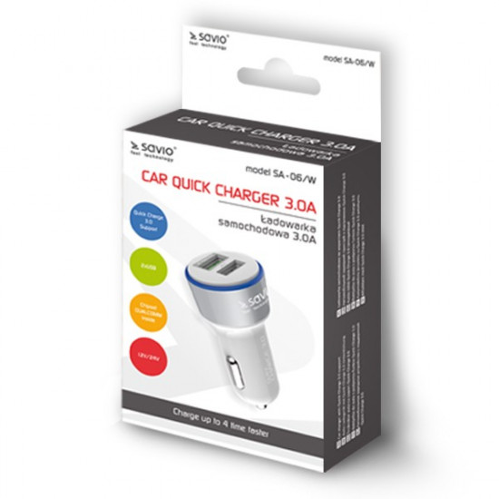 Car charger SA06 white