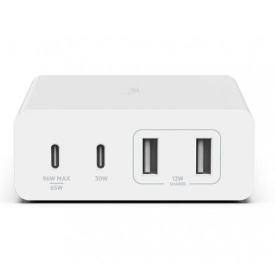 Charger 108W 4-port GaN 2xUSB-A 2xUSB-C