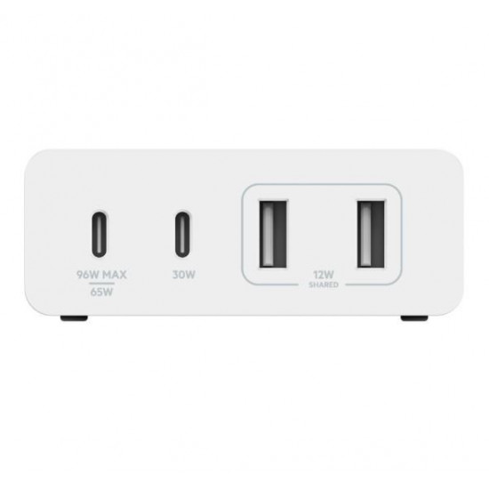 Charger 108W 4-port GaN 2xUSB-A 2xUSB-C