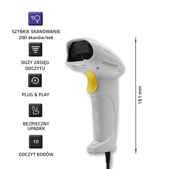 Laser scanner 1D, USB white