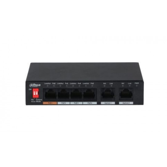 Switch PoE 4-port 2x RJ45 PFS3006-4ET-60-V2