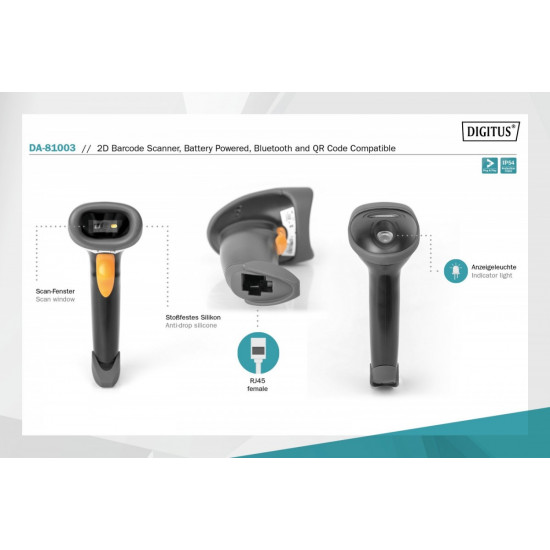 Barcode Hand Scanner DA-81003