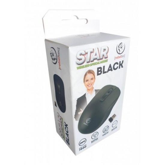 Optical wireless mouse Rebeltec STAR black