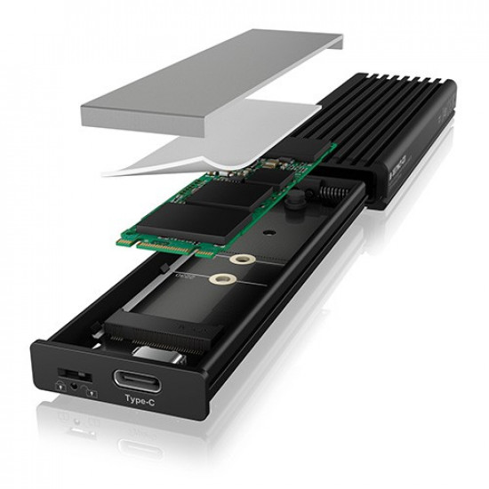 ICY BOX IB-1817MCT-C31 NVMe/SATA M2. Toolless