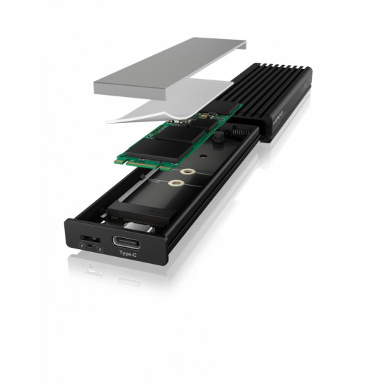 ICY BOX IB-1817MCT-C31 NVMe/SATA M2. Toolless