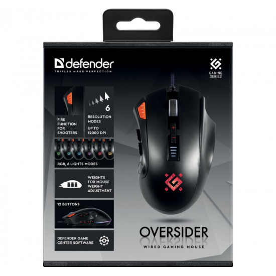 WIRED GAMIND MOUSE OVER SIDER GM-917