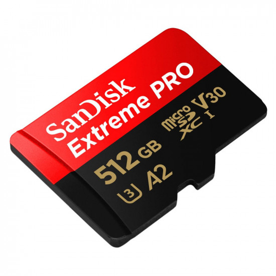 512GB SanDisk Extreme PRO microSDXC 200MB/s + Adapter