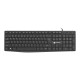 Keyboard Nautilus US slim black