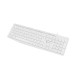 Keyboard Nautilus US slim white