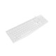 Keyboard Nautilus US slim white