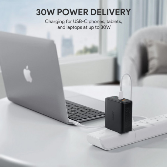 AUKEY PA-D2 Wall Charge r 2xUSB-C PD Power Deli