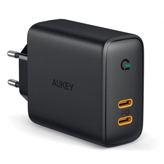 AUKEY PA-D2 Wall Charge r 2xUSB-C PD Power Deli