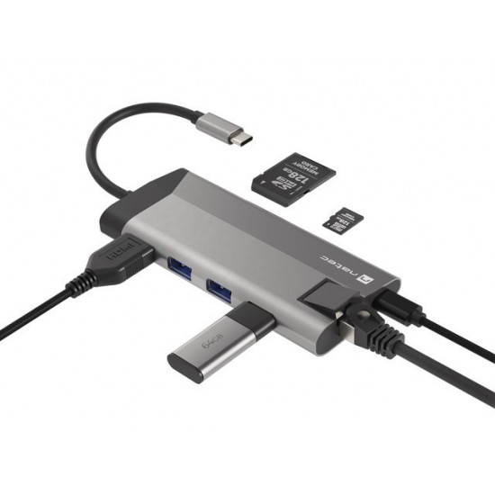 Multi Port Fowler Plus USB-C PD, 3x USB 3.0