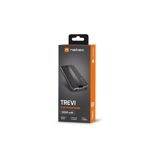 PowerBank Trevi Slim 10000mAh 2x USB + USB-C