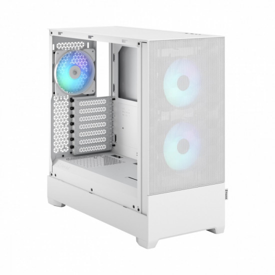 PC case Pop Air TG Clear Tint RGB white