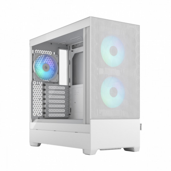 PC case Pop Air TG Clear Tint RGB white