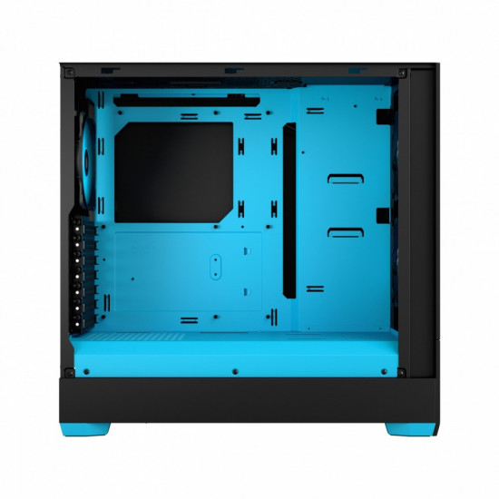 PC case Pop Air TG Clear Tint RGB cyan core