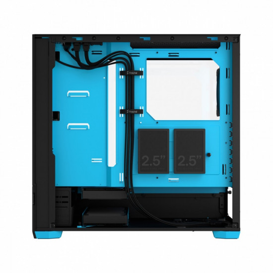 PC case Pop Air TG Clear Tint RGB cyan core