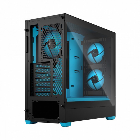 PC case Pop Air TG Clear Tint RGB cyan core