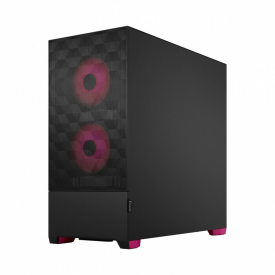 PC case Pop Air TG Clear Tint RGB magenta core