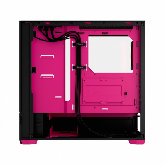 PC case Pop Air TG Clear Tint RGB magenta core