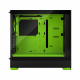 PC case Pop Air TG Clear Tint RGB green core