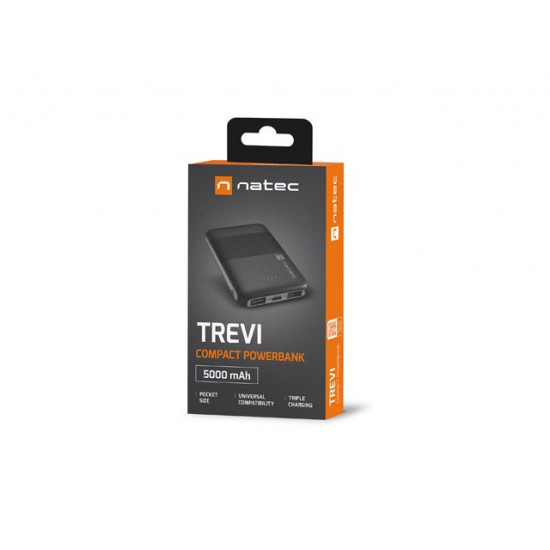 PowerBank Trevi Compact 5000mAh 2x USB + USB-C