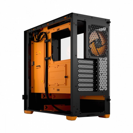 PC case Pop Air TG Clear Tint RGB orange core