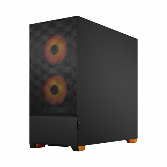 PC case Pop Air TG Clear Tint RGB orange core