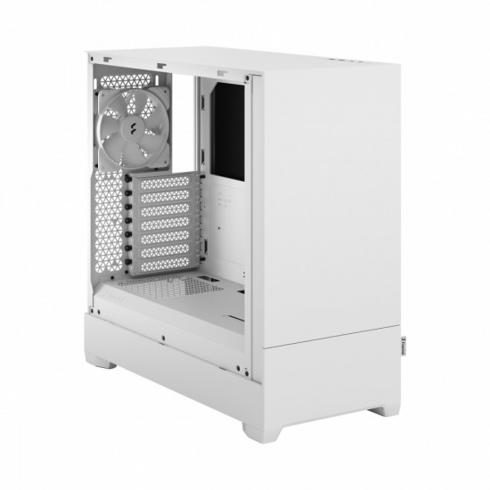 PC case Pop Silent TG Clear Tint white