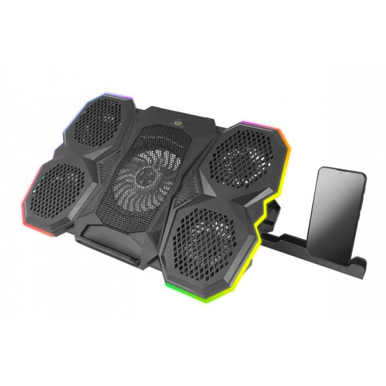 Illuminated gaming cooling pad Breva