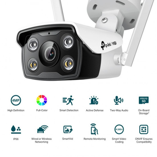 WRL CAMERA 4MP BULLET/VIGI C340-W(4MM) TP-LINK