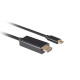 Cable USB-C(M)- HDMI(M)1M 4K 60HZ black