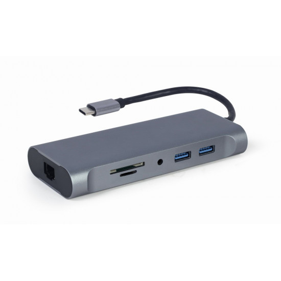 USB-C Hub USB-C PD GbE VGA HDMI 3xUSB 3.1 card