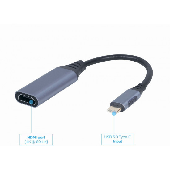 I/O ADAPTER USB-C TO HDMI/A-USB3C-HDMI-01 GEMBIRD