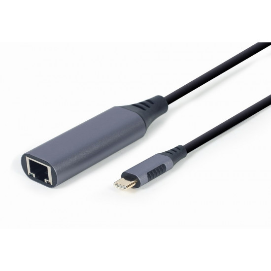 I/O ADAPTER USB-C TO LAN/GREY A-USB3C-LAN-01 GEMBIRD