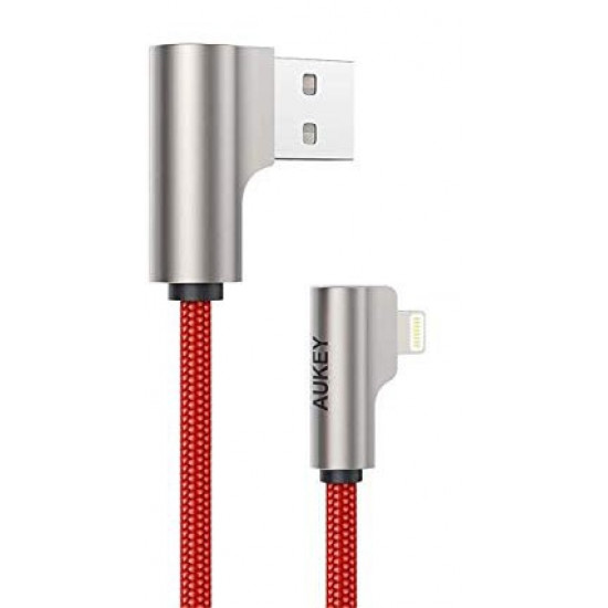 AUKEY CB-AL01 Red OEM U SB - Lightning Nylon Ca