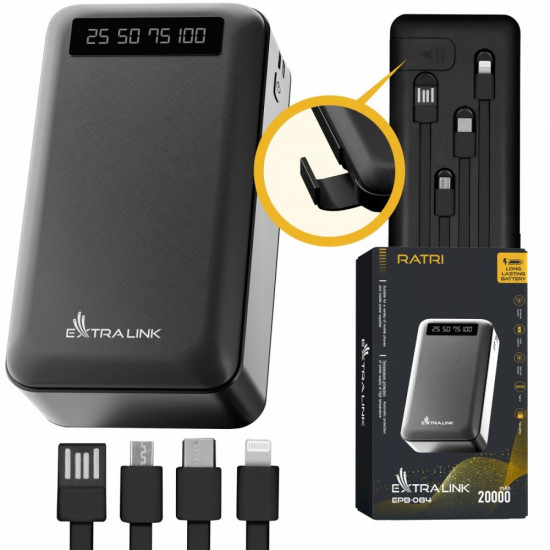 Powerbank EPB-084 EX.19614 black