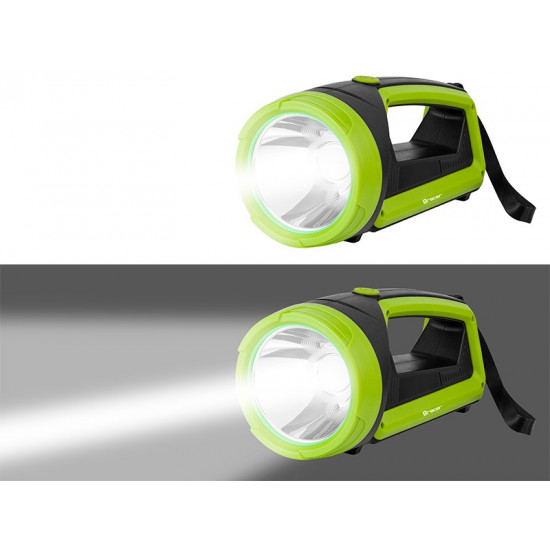 Flashlight 3600m Ah green + power bank 