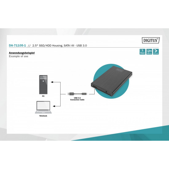 External HDD Enclosure DA-71105-1