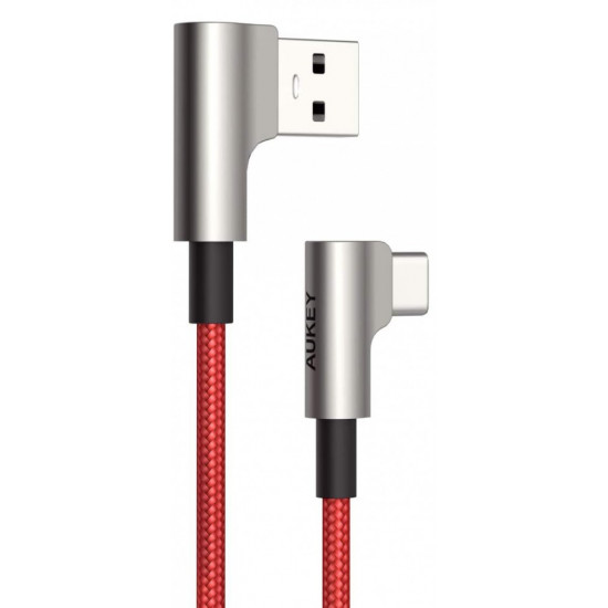 AUKEY CB-CMD33 Red OEM Nylon USB - USB C Cable