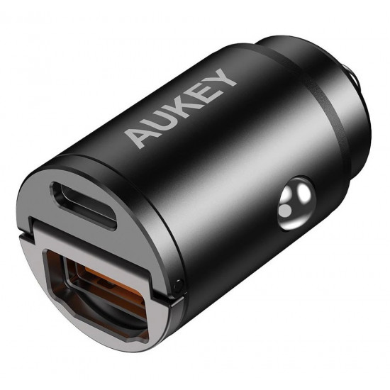 AUKEY CC-A3 Mini Alumin ium Car Charger 2xUSB