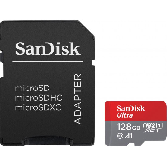 Ultra microSDXC card 128GB 140MB/s A1 + Adapter SD