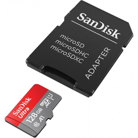 128GB SanDisk Ultra microSDXC 140MB/s +Adapter