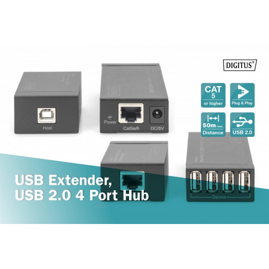 Extender USB 2.0 DA-70143