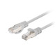 Patchcord cat.6 FTP 0.5M 10-pack fluke passed grey