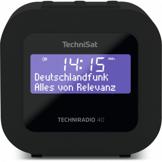 Radio clock Techniradio 40 DAB+/FM black