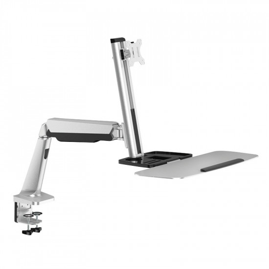 Sit-stand workstation monitor desk,13-32 39 8kg