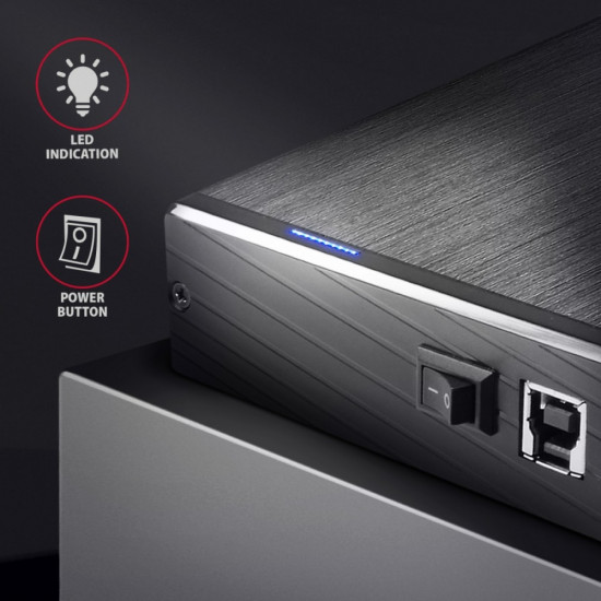 External ALINE Box EE35-XA3 USB 3.2 Gen 1 - SATA 3.5 inch