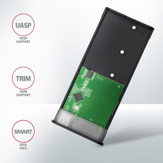 ALU box EEM2-SBC USB-C 3.2 Gen 2 - M.2 SATA SSD 30-80mm 